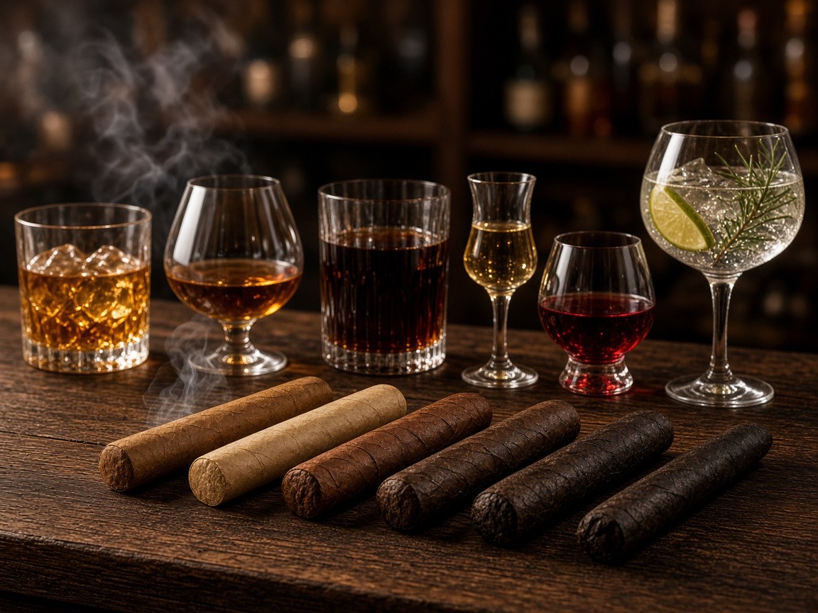 Pairing Cigars with Spirits: A Guide to 16 Popular Spirits
